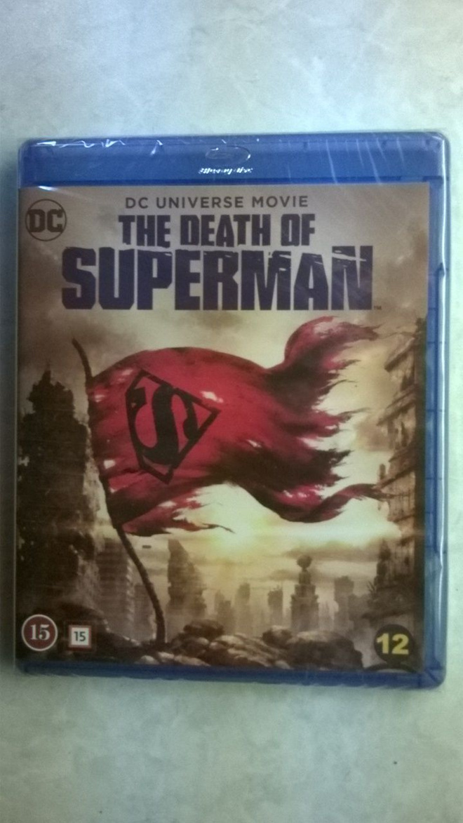 The Death Of Superman BLu-ray UUSI!