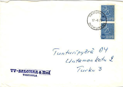 FIRMAKUORI TIKKURILA TV -SALOMAA