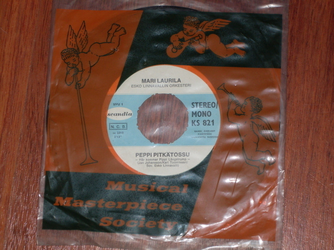 7" MARI LAURILA - Peppi Pitkätossu - single 1969 EX-