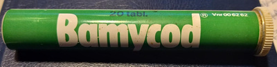 Bamycod -särkylääkeputkilo 70-luvulta