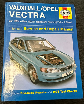 Haynes 3930 Vauxhall / Opel Vectra 1999 - 2002 korjausopas