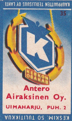 Uimaharju, Antero Airaksinen Oy , Kesko 35,   6/10