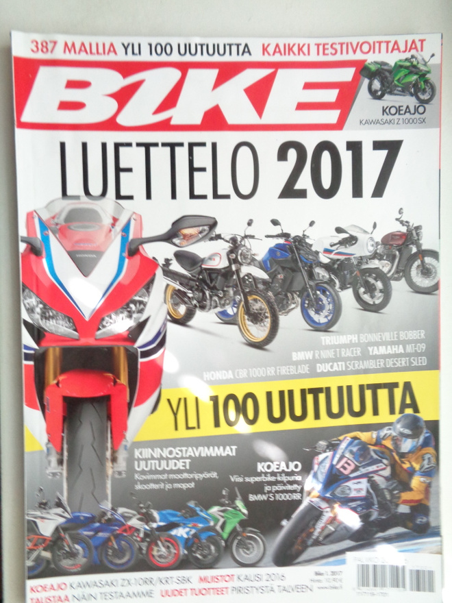 Bike Nro 1/2017 + luettelo (14.5)