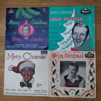 4 Ulkolaista Joulu EPtä Bing Crosby,Pat Boone