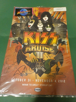 KISS KRUISE II POSTERI KOKO BÄNDIN NIMMAREILLA