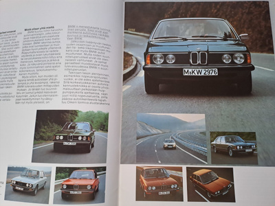 BMW mallisto -esite, 1978