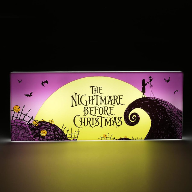 NIGHTMARE BEFORE CHRISTMAS LOGO LIGHT	(84 805)	n. 30cm x 15c