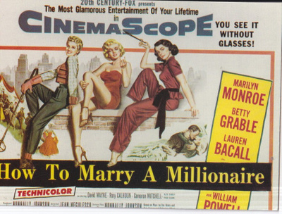 Marilyn Monroe, How To Marry A Millionaire filmitähti.  e155