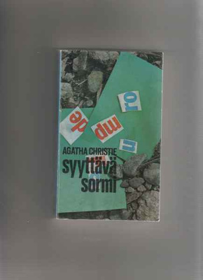 Christie,Agatha: Syyttävä sormi,WSOY 1972, nid.,2.p,muovitet