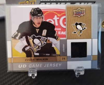 2009-10 Upper Deck Evgeni Malkin Game Used Jersey