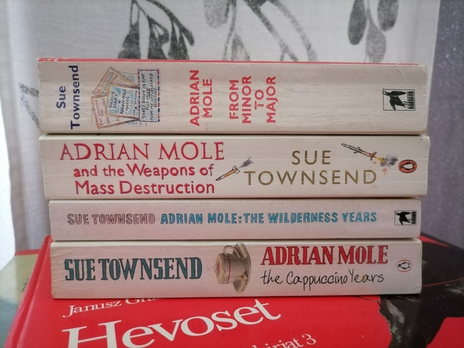 Adrian Mole x6 - 6 teosta - In english