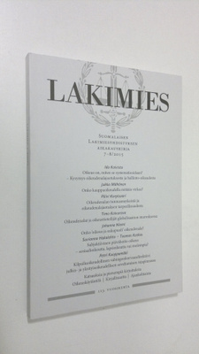 Lakimies 7-8/2015