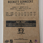 Beckett Sennecke 2025-26 Parkhurst Hockey Rookie - pikkukuva 2