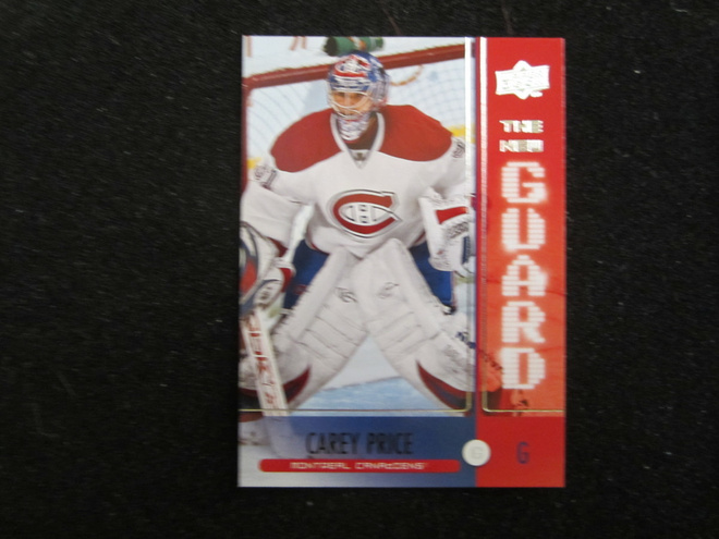 2008-09 UPPER DECK THE NEW GUARD CAREY PRICE