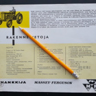 Massey-Ferguson 25 traktorin esite 60-luku - pikkukuva 2