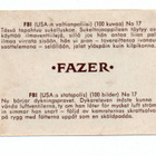 Purkkakuva Fazer. FBI n:o 17 - pikkukuva 2