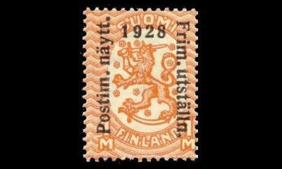 137 ** Postimerkkinäyttely 1 mk (1928)