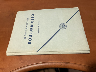 OSAKEYHTIÖ KOULUKALUSTO HINNASTO 1950 LUKU HYVÄ
