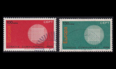Turkki 2179-80 o Europa (1970)