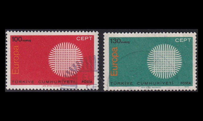 Turkki 2179-80 o Europa (1970)