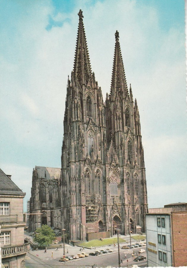 Postikortti, SAKSA, KÖLN,  vanha kortti 1960 luvulta