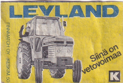 LEYLAND, siinä on vetovoimaa, traktori   s87