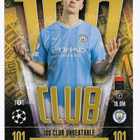 2023-24 Topps Match Attax UCC 100 Club Erling Haaland - pikkukuva 1