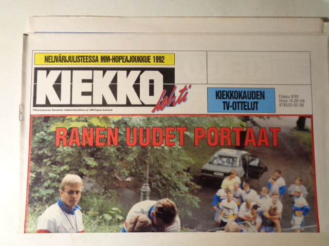 Kiekkolehti Nro 6/1992 (20.11)