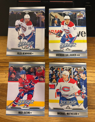 2024-25 Upper Deck MVP:  Canadiens 4 korttia