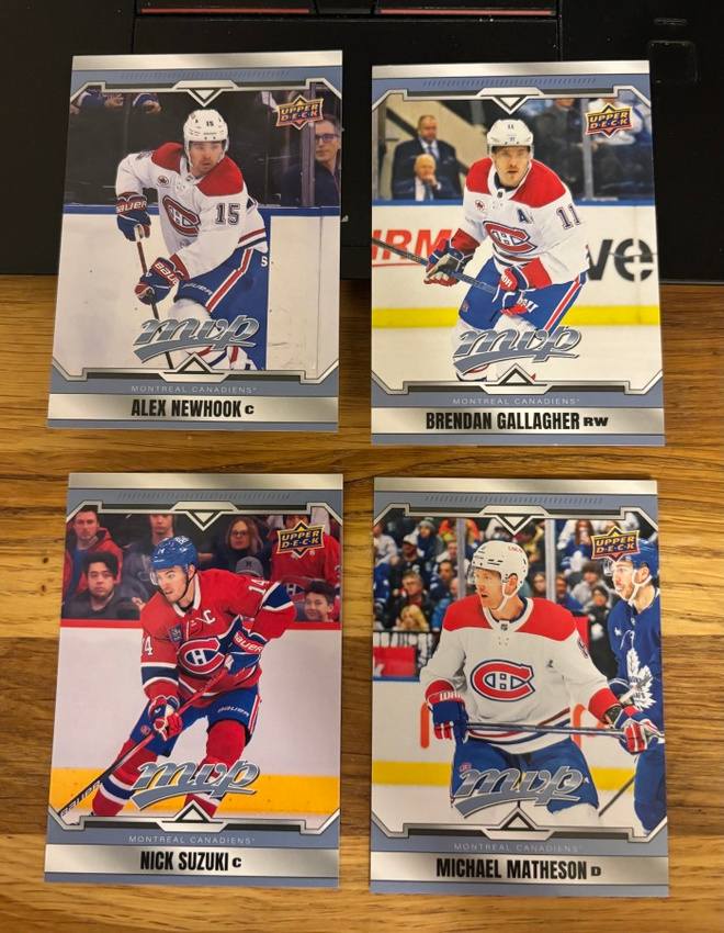 2024-25 Upper Deck MVP:  Canadiens 4 korttia