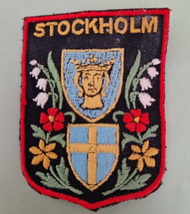 Stockholm vintage kangasmerkki
