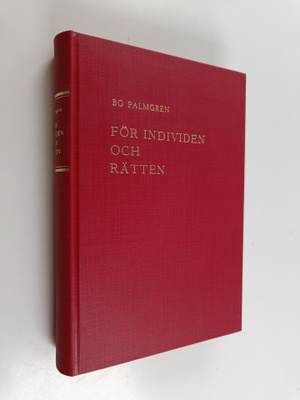 Bo Palmgren : För individen och rätten