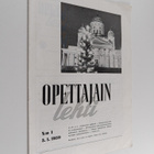 Opettajain lehti N:o 1 - pikkukuva 1