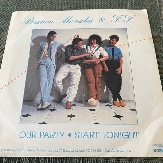 BIANCA MORALES & F.F.: Our Party * Start Tonight *FIN 1984