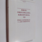 Rikosoikeudellisia kirjoituksia 7 : Pekka Koskiselle 1.1.... - pikkukuva 1