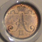 1 PENNI 1892 /#b (lyöntikiiltoa, patinaa) - pikkukuva 3