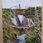 Teisko, laskuoja Teiskossa, leidi ja silta, p. 1913 - pikkukuva 1