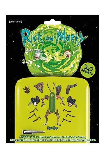 Rick and Morty Magneettisetti Pickle-Rick uusi