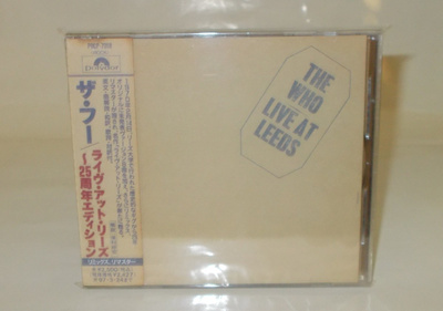 THE WHO: LIVE AT LEEDS  (JAPAN CD)