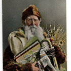 Vanha kortti, joulupukki, vuodelta 1908 - pikkukuva 1