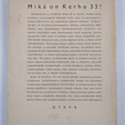 Kerho 33 : Runoja, novelleja, esseitä - pikkukuva 2