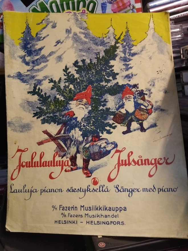 Nuottivihko : JOULULAULUJA ( SIS POSTIKULU)