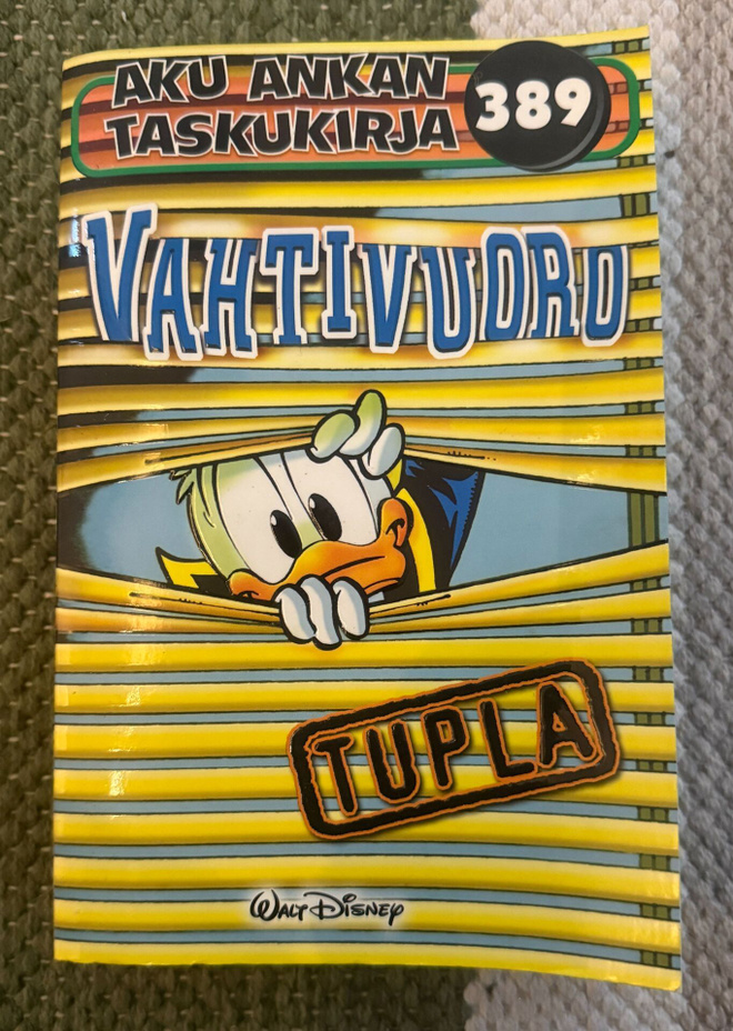 AKU ANKAN TASKUKIRJA 389 - VANTIVUORO (TUPLA)