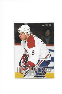 1995-96 Fleer Headliner #9of10 Mark Recchi Montreal Canadien