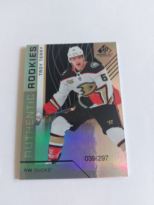 2018-19 SP Game Used Rainbow #169 Troy Terry /297 Rookie