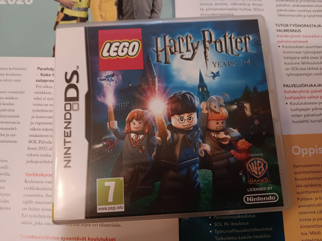 Nintendo DS Lego Harry Potter years 1-4 videopeli