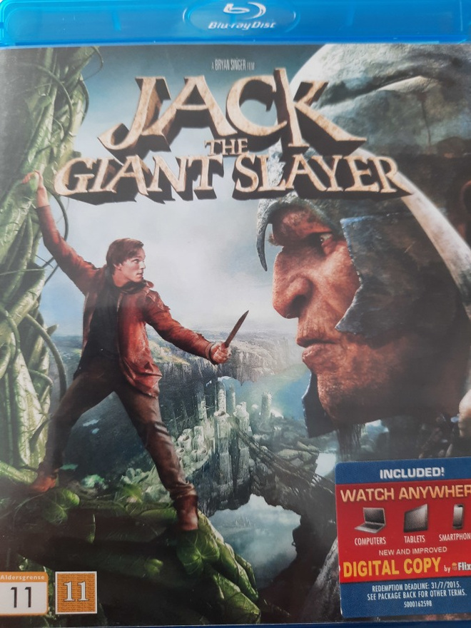 JACK THE GIANT SLAYER  BLU-RAY