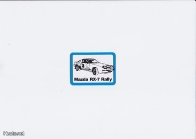 Mazda RX-7 -tarra 80-luvun alusta