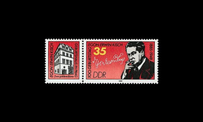DDR 2940_zd ** Egon Erwin Kisch, kirjailija (1985)