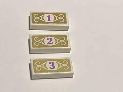 Lego Friends 1x2 numerolaatat